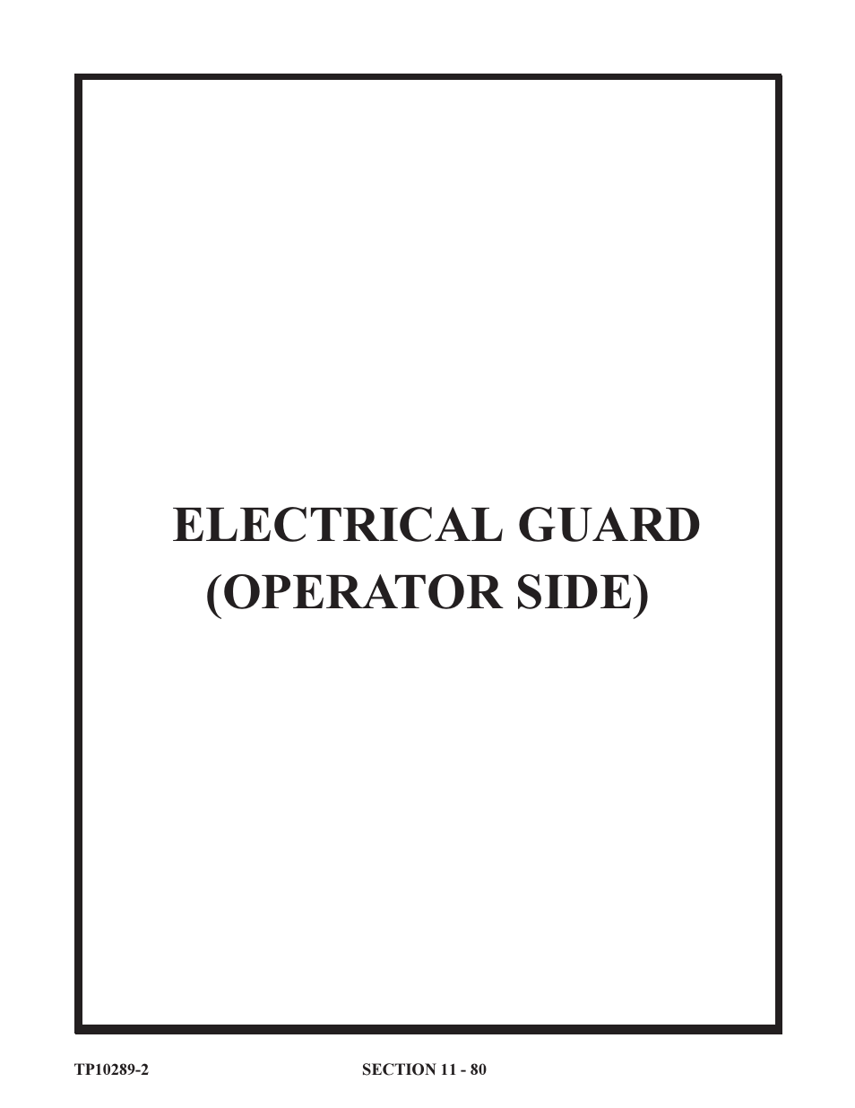 Electrical guard (operator side) | Baumfolder 714XLT: Parts Manual User Manual | Page 80 / 134