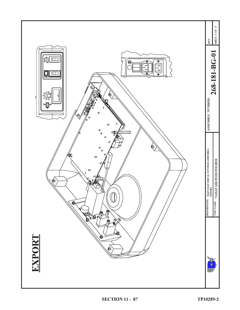Expor t | Baumfolder 714XLT: Parts Manual User Manual | Page 87 / 134