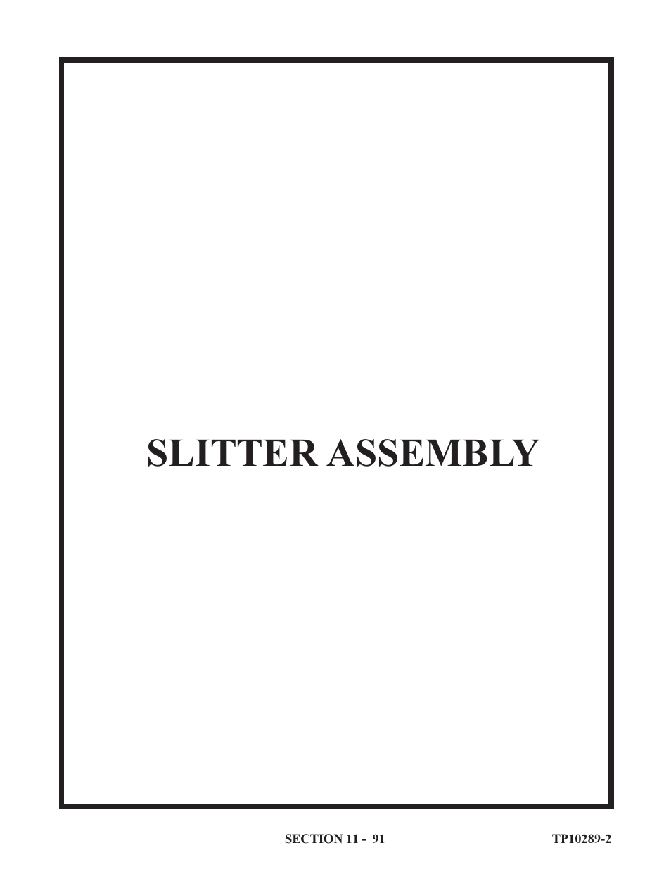 Slitter assembly | Baumfolder 714XLT: Parts Manual User Manual | Page 91 / 134