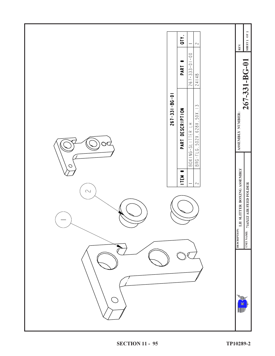 Baumfolder 714XLT: Parts Manual User Manual | Page 95 / 134