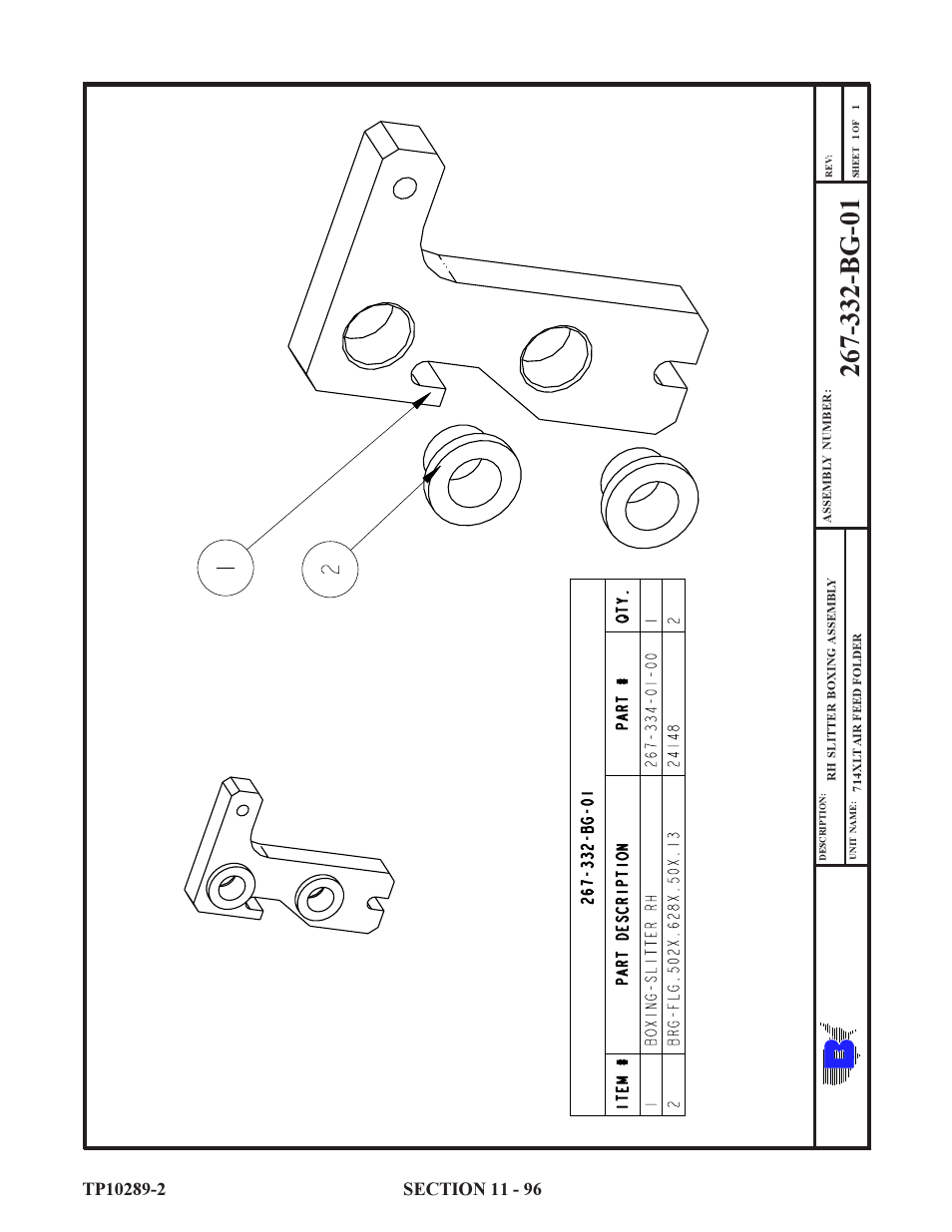 Baumfolder 714XLT: Parts Manual User Manual | Page 96 / 134