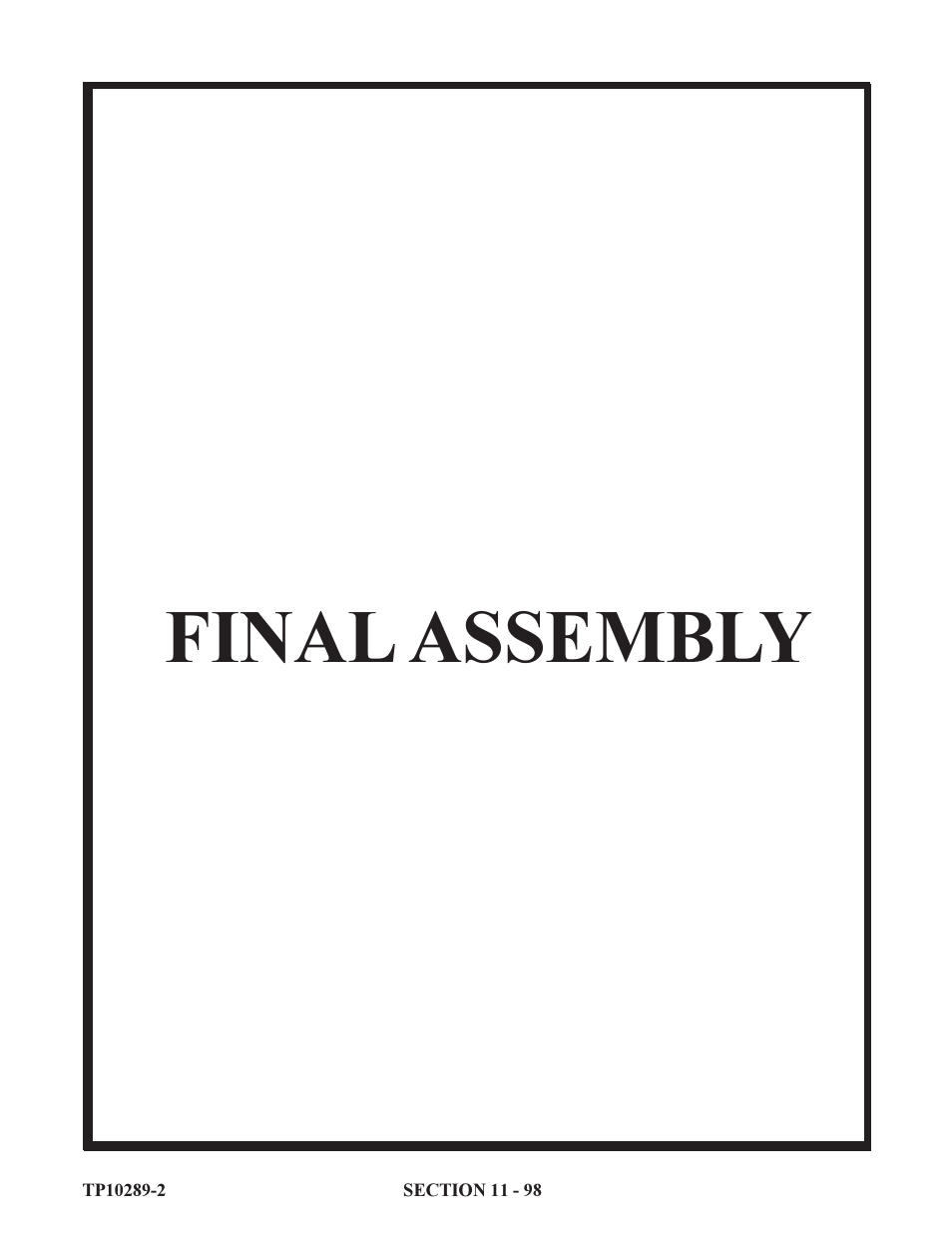 Final assembly | Baumfolder 714XLT: Parts Manual User Manual | Page 98 / 134