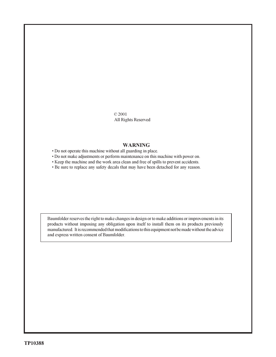 Baumfolder 714XLT: Thrufold-Cross Carrier idler pulley assy Manual User Manual | Page 2 / 7