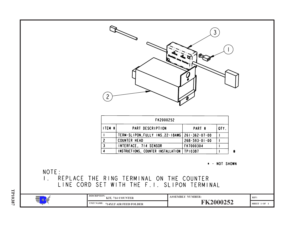 Baumfolder 714XLT: Air-Counter retrofit Manual User Manual | Page 3 / 7