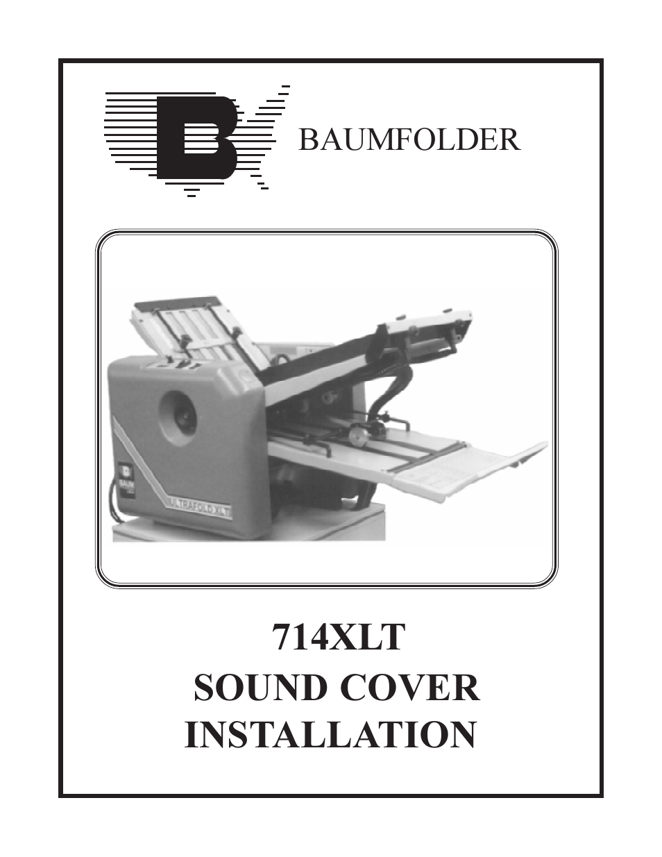 Baumfolder 714XLT: Batch Ctr Manual User Manual | 7 pages