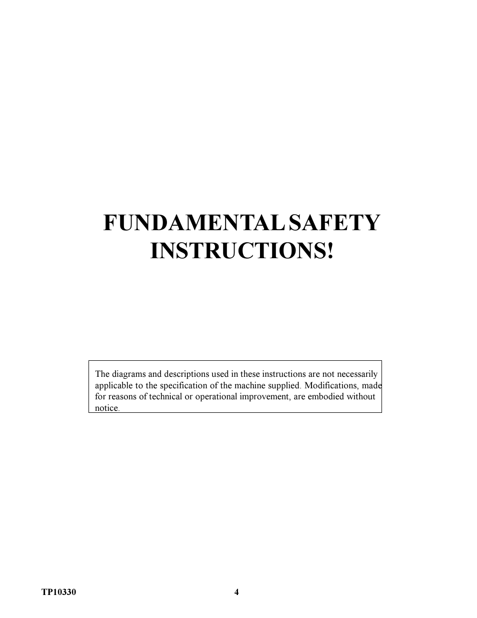 Fundamental safety instructions | Baumfolder 714XLT: Sound Cvr Manual User Manual | Page 4 / 16