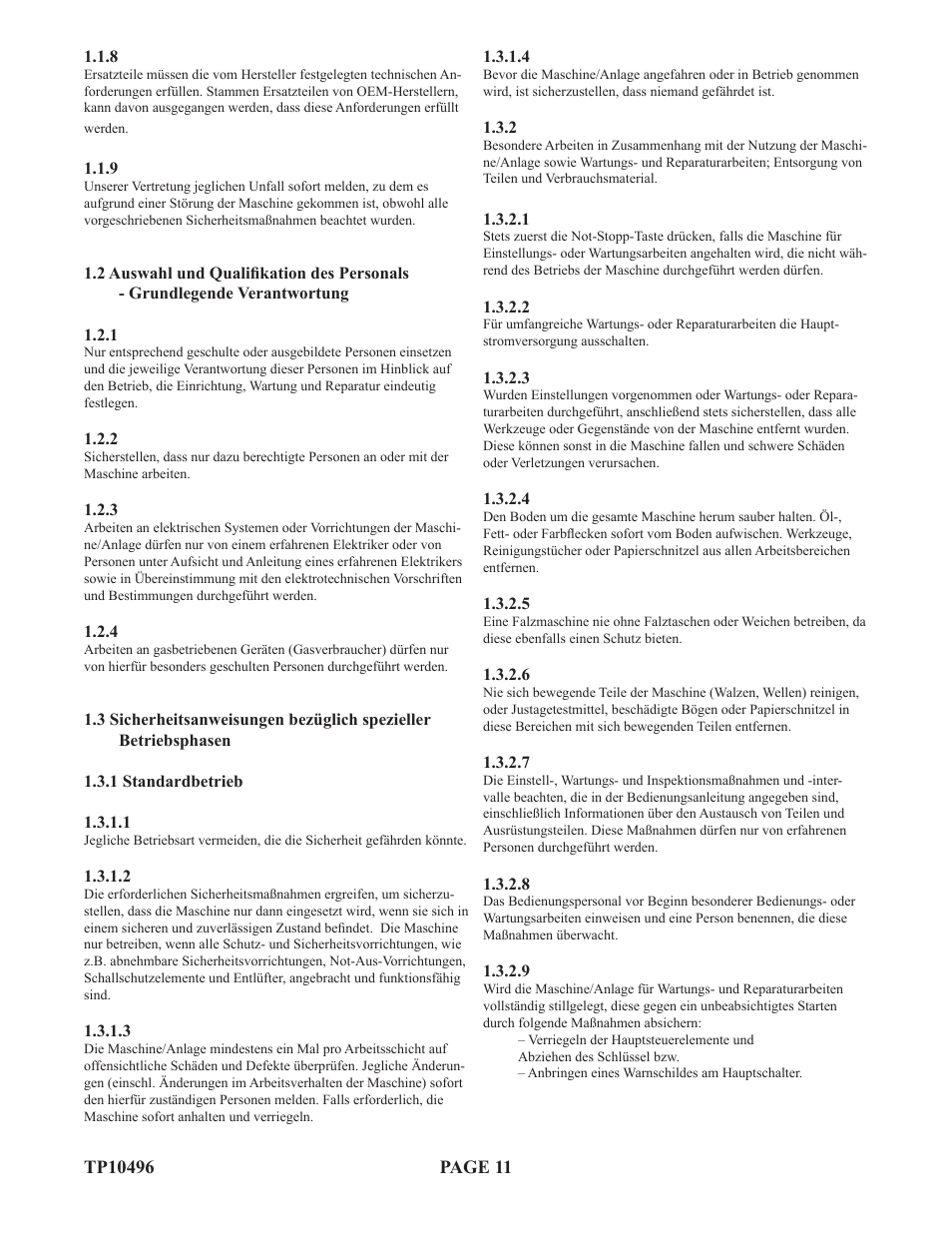 Baumfolder Flexifold: Pile Folder (in 2004) User Manual | Page 11 / 41