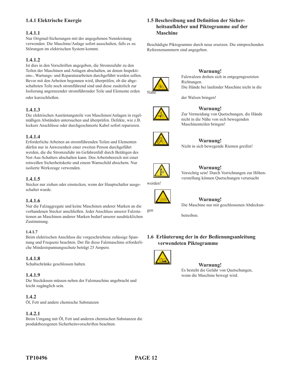 Baumfolder Flexifold: Pile Folder (in 2004) User Manual | Page 12 / 41