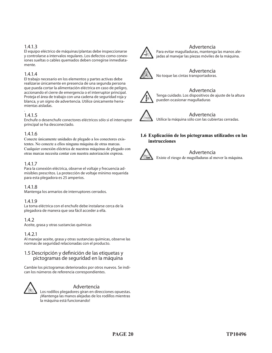 Baumfolder Flexifold: Pile Folder (in 2004) User Manual | Page 20 / 41
