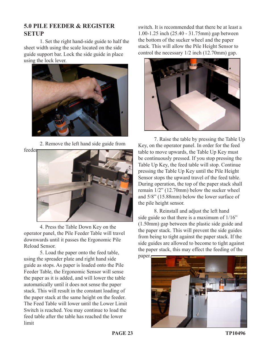 Baumfolder Flexifold: Pile Folder (in 2004) User Manual | Page 23 / 41