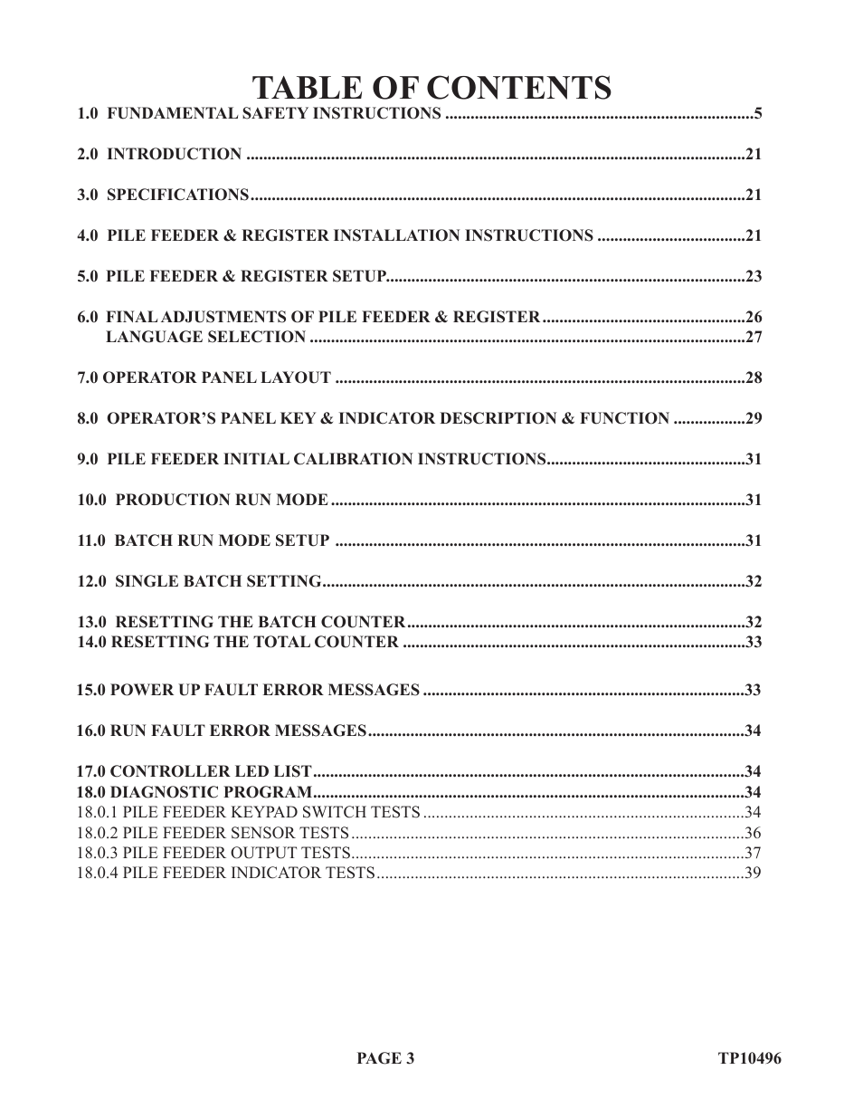 Baumfolder Flexifold: Pile Folder (in 2004) User Manual | Page 3 / 41