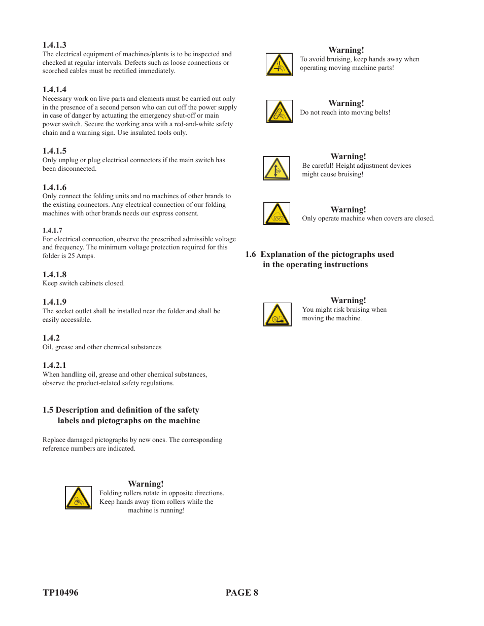 Baumfolder Flexifold: Pile Folder (in 2004) User Manual | Page 8 / 41