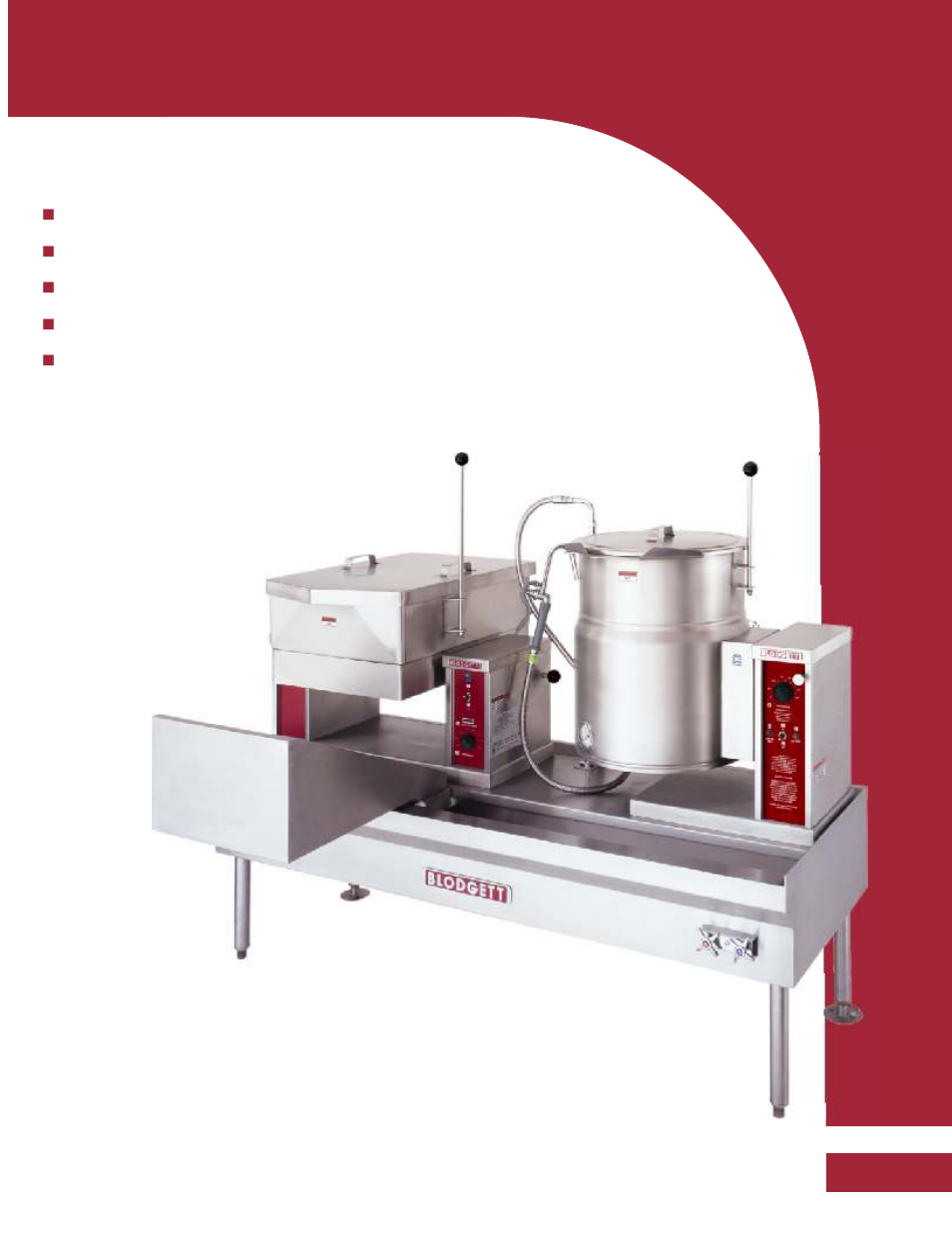 Blodgett steam - built like a blodgett | Blodgett CONVECTION STEAMERS KETTLES BRAISING PANS User Manual | Page 3 / 12