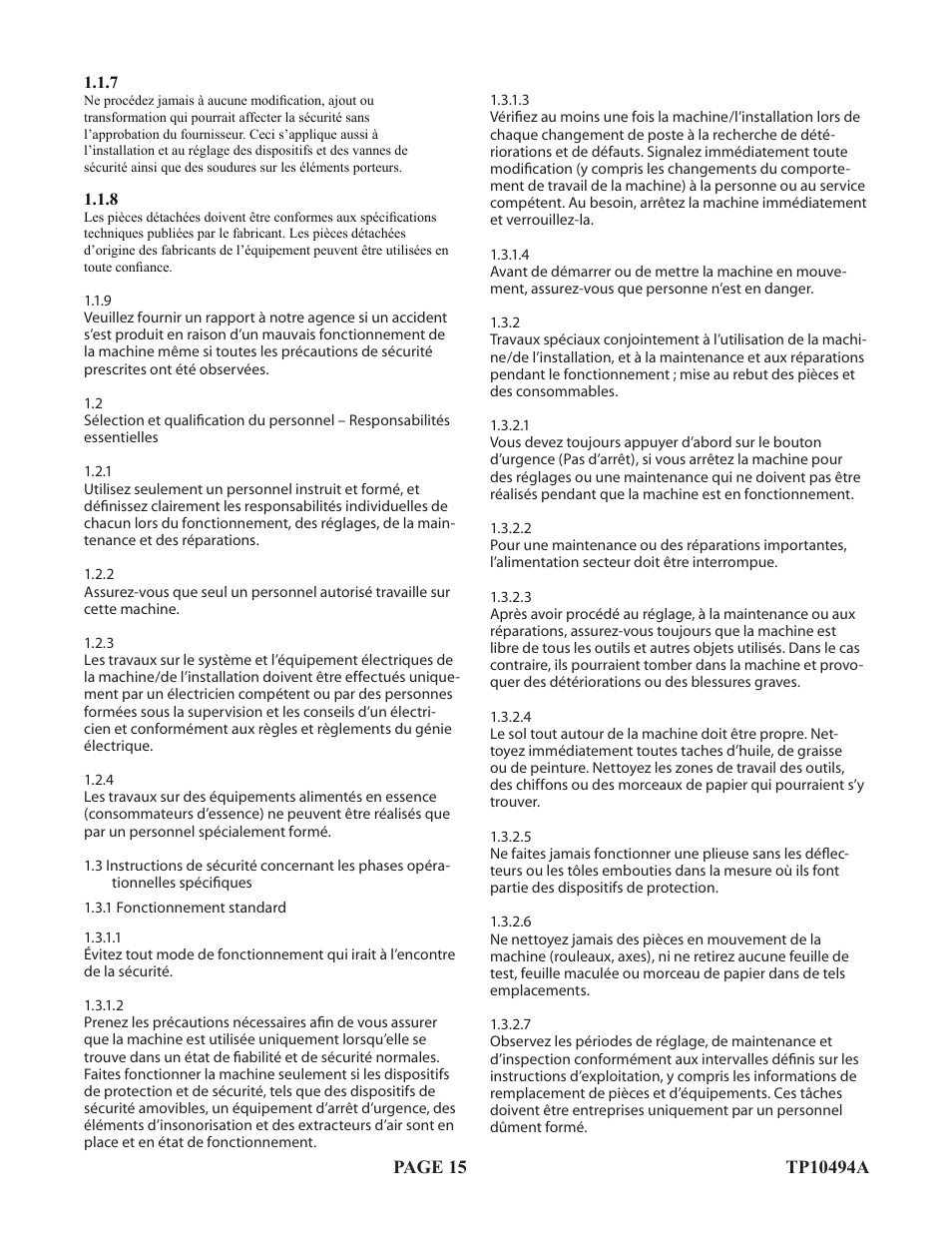 Baumfolder Flexifold: 1st Station (from 2005) User Manual | Page 15 / 47