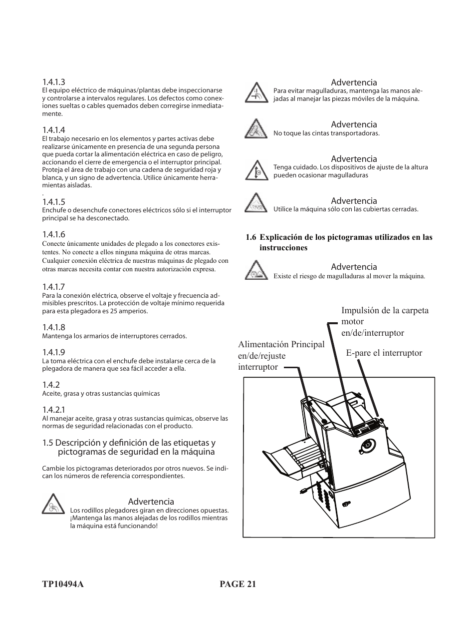 Baumfolder Flexifold: 1st Station (from 2005) User Manual | Page 21 / 47