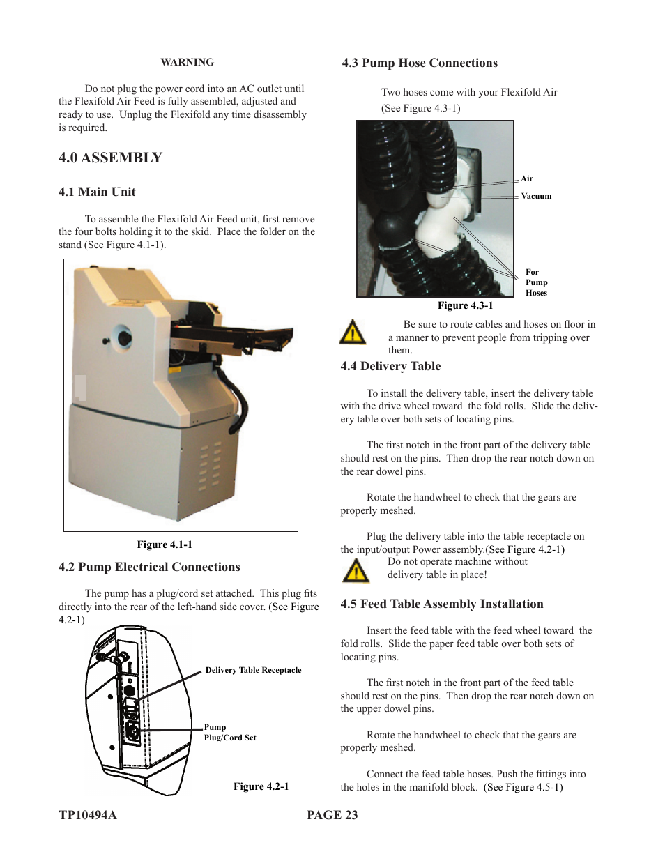 0 assembly | Baumfolder Flexifold: 1st Station (from 2005) User Manual | Page 23 / 47