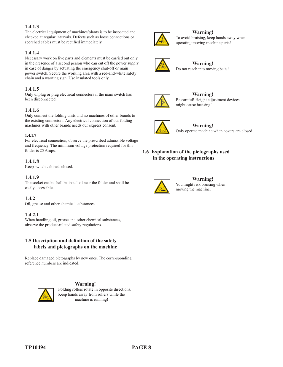 Baumfolder Flexifold: 1st Station (in 2004) User Manual | Page 8 / 46