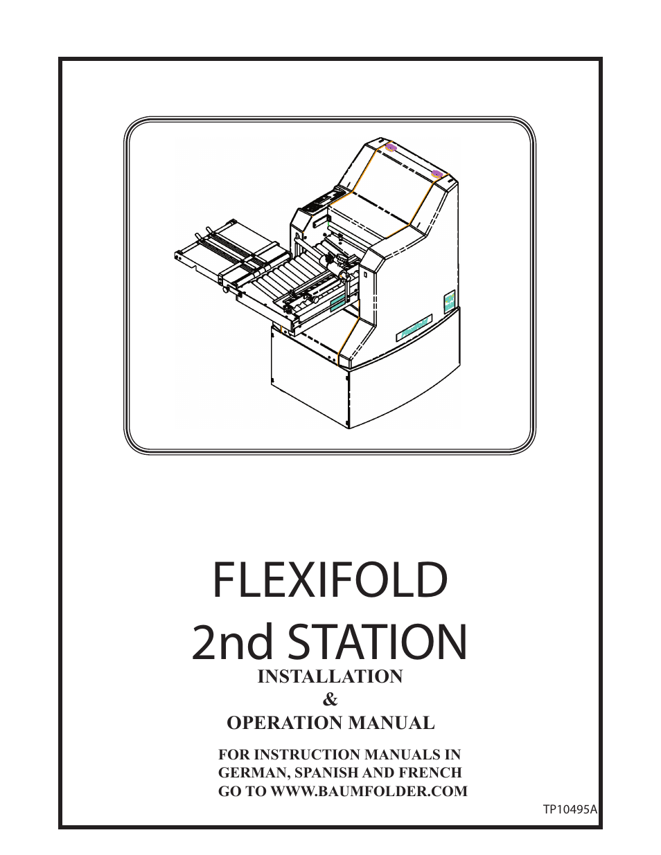 Baumfolder Flexifold: 2st Station (from 2005) User Manual | 43 pages