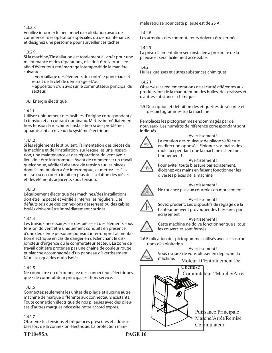 Baumfolder Flexifold: 2st Station (from 2005) User Manual | Page 16 / 43