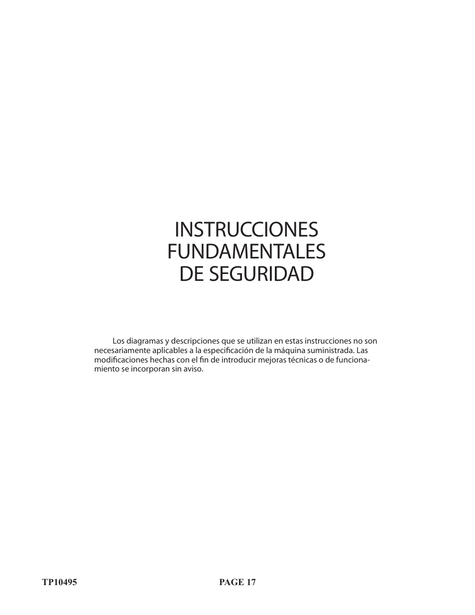 Instrucciones fundamentales de seguridad | Baumfolder Flexifold: 2st Station (in 2004) User Manual | Page 17 / 43