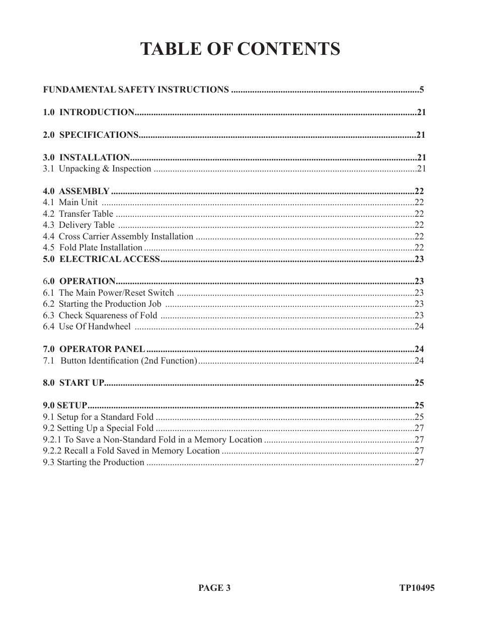 Baumfolder Flexifold: 2st Station (in 2004) User Manual | Page 3 / 43