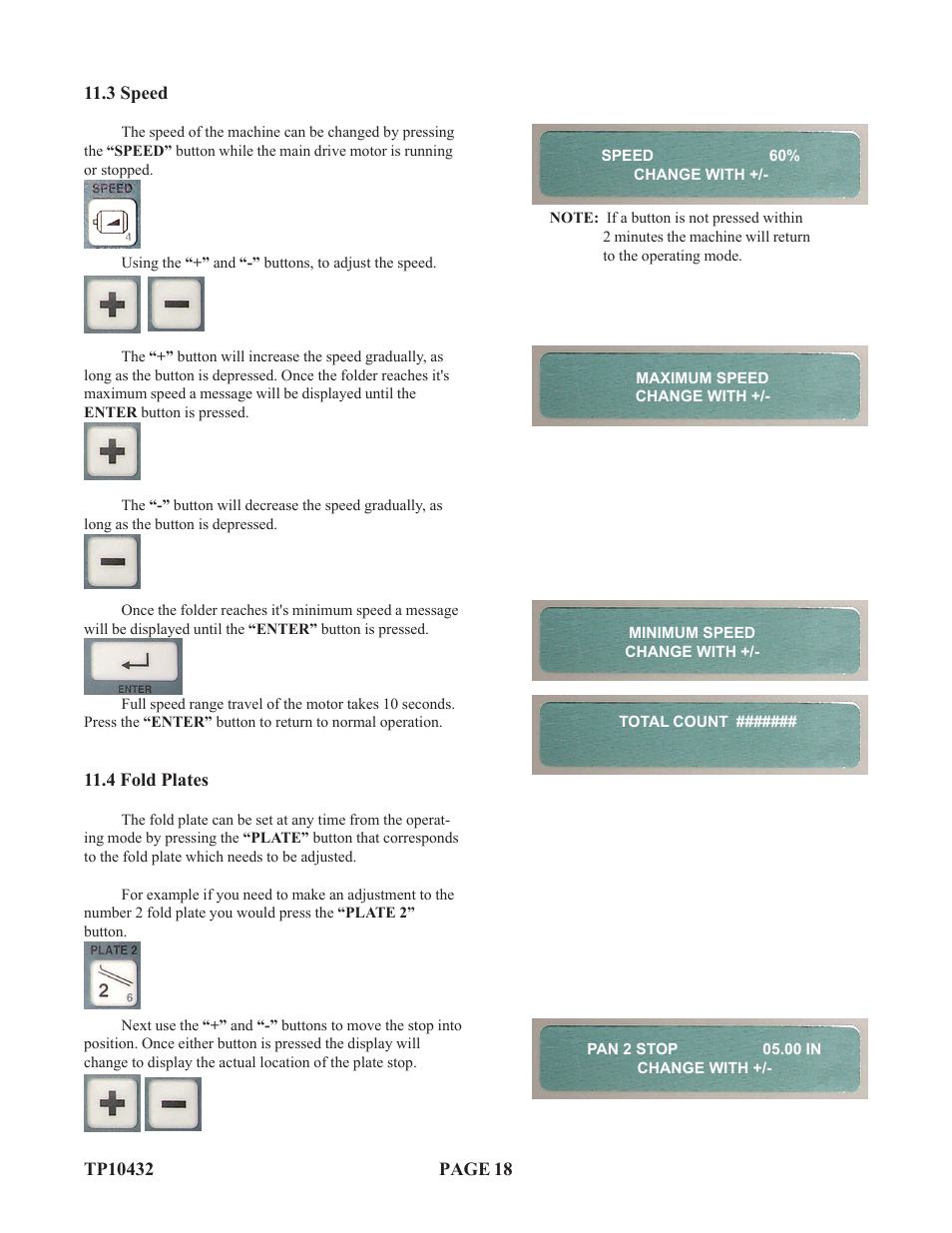 Baumfolder Flexifold: 8-Page (from 2003 thru 2005) User Manual | Page 18 / 30