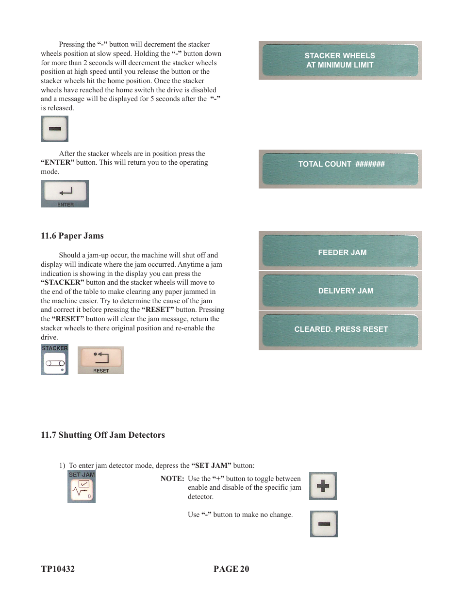 Baumfolder Flexifold: 8-Page (from 2003 thru 2005) User Manual | Page 20 / 30