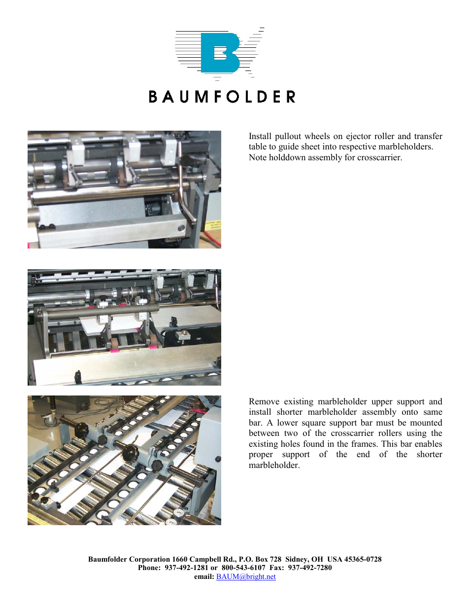 Baumfolder BAUM20: Split Guide installation User Manual | Page 2 / 3