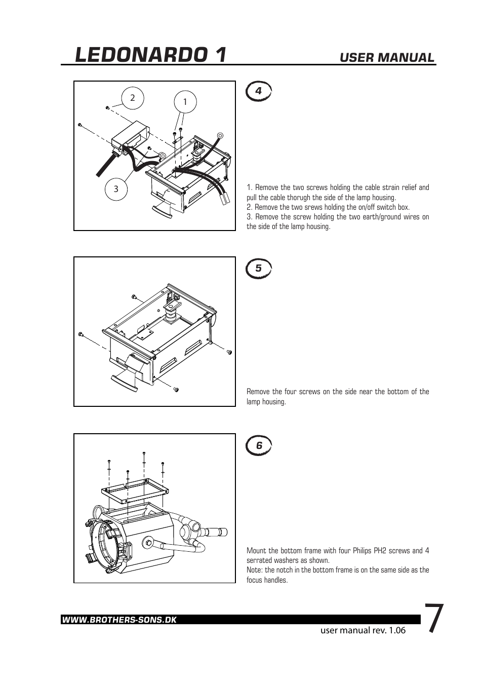Ledonardo 1 | Brother, Brother & Sons Ledonardo1 Ver. 2 User Manual | Page 8 / 16
