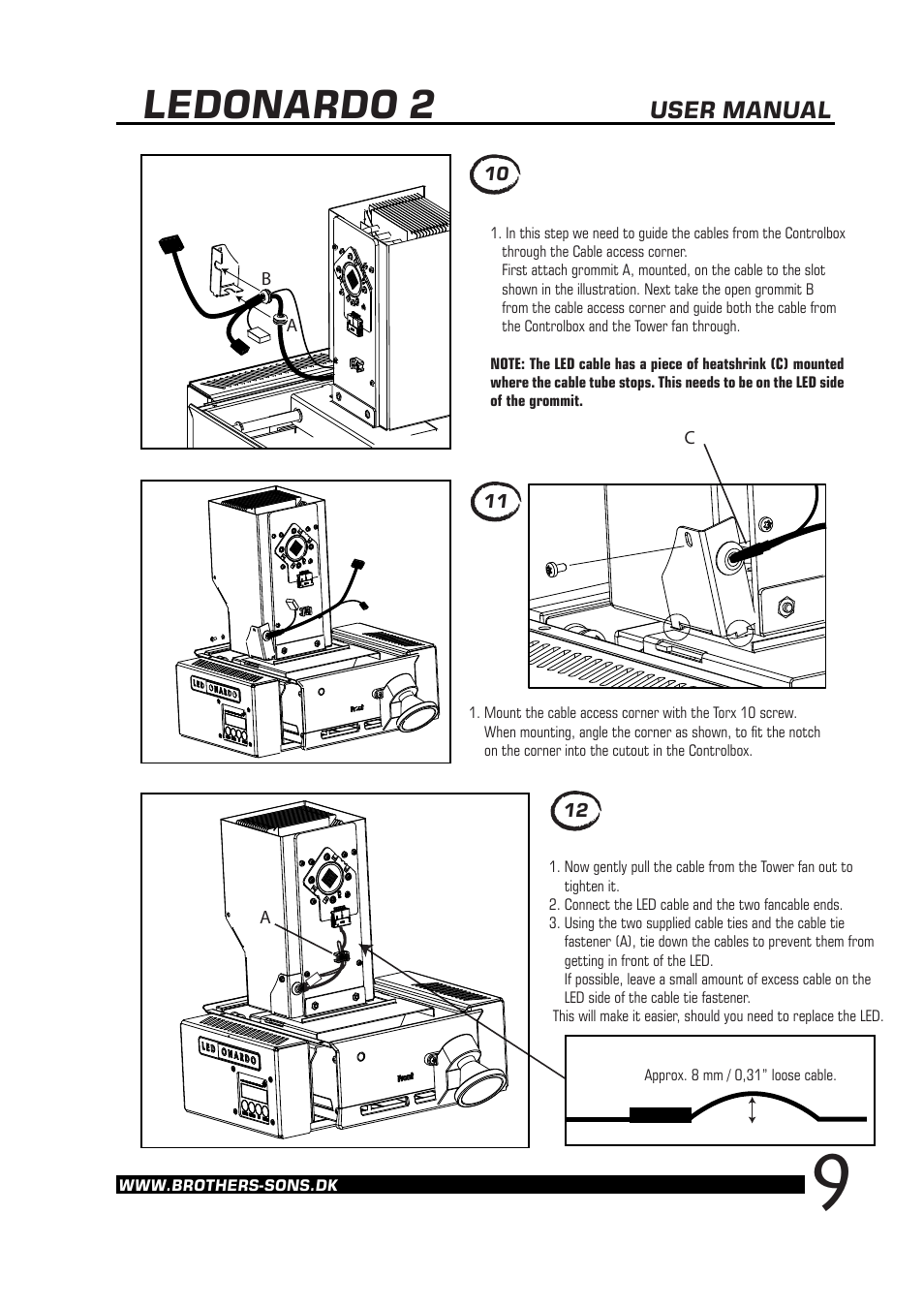 Ledonardo 2 | Brother, Brother & Sons Ledonardo2 Ver. 2 User Manual | Page 10 / 18