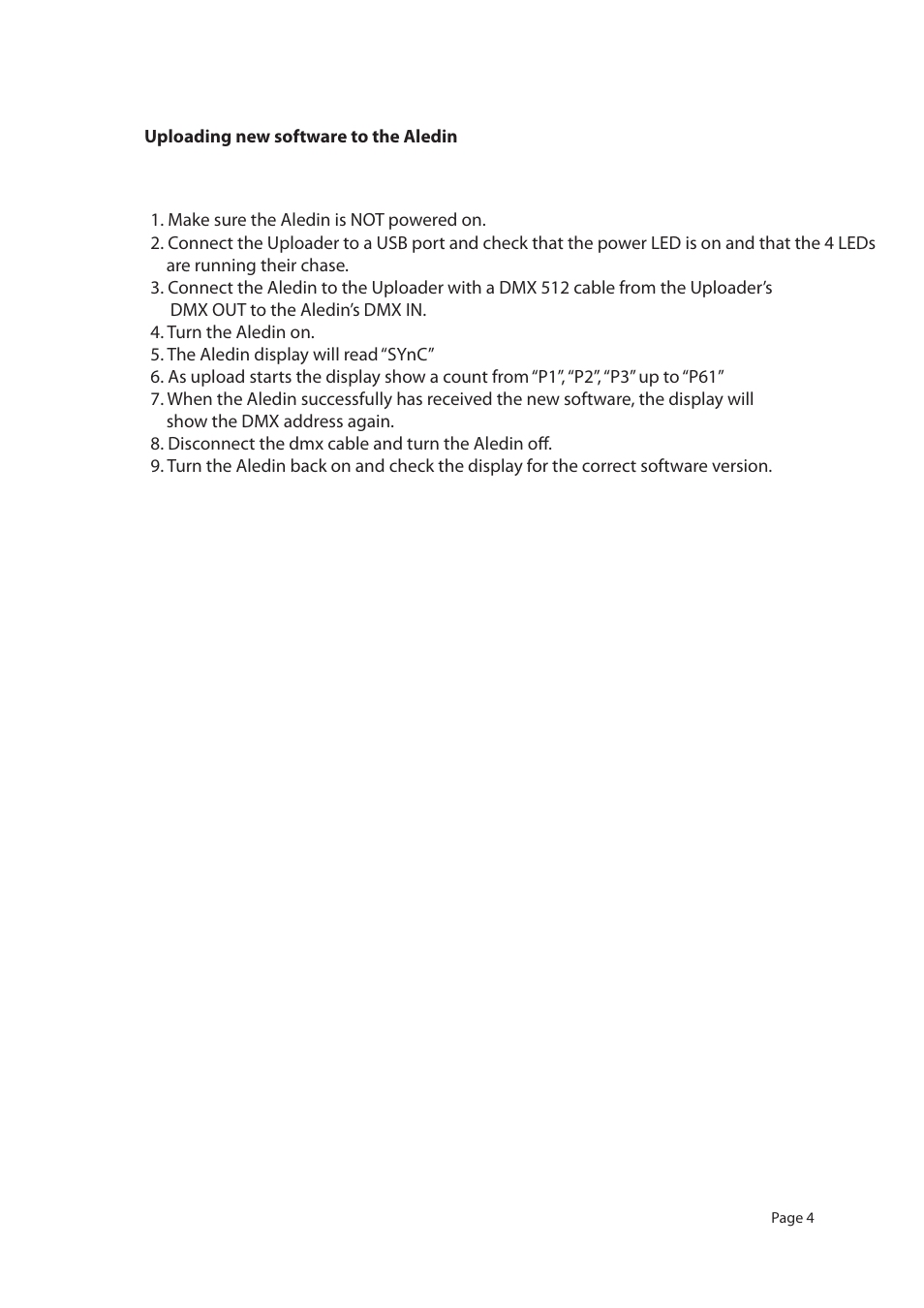 Brother, Brother & Sons Aledin Software User Manual | Page 4 / 4