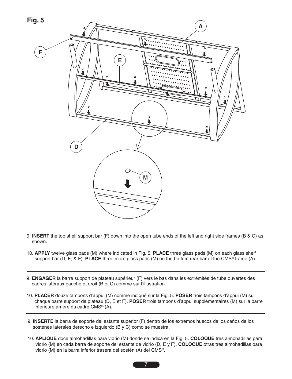 Fig. 5 | Bell'O AVS-4601HG User Manual | Page 7 / 12
