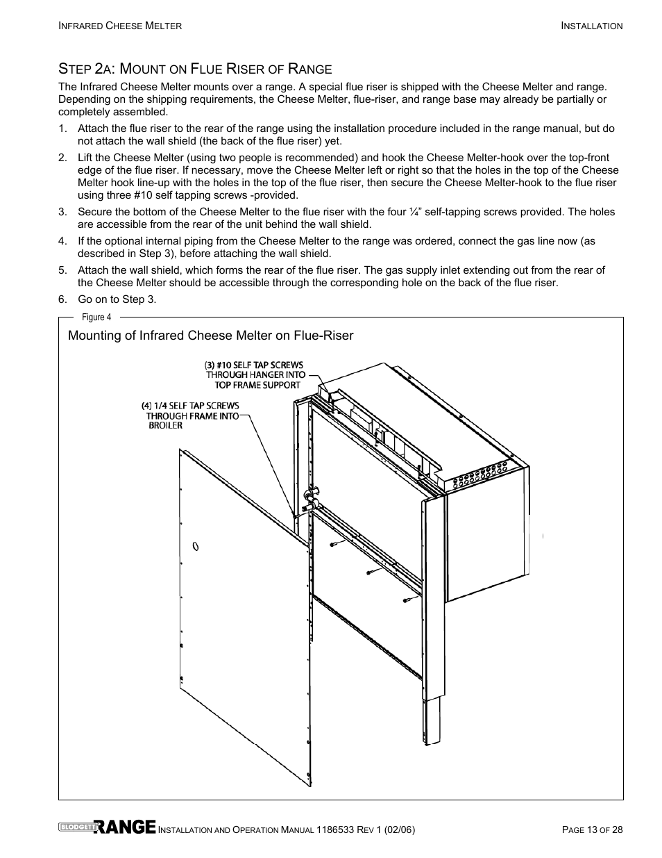 Blodgett B36-CM-PT User Manual | Page 13 / 28