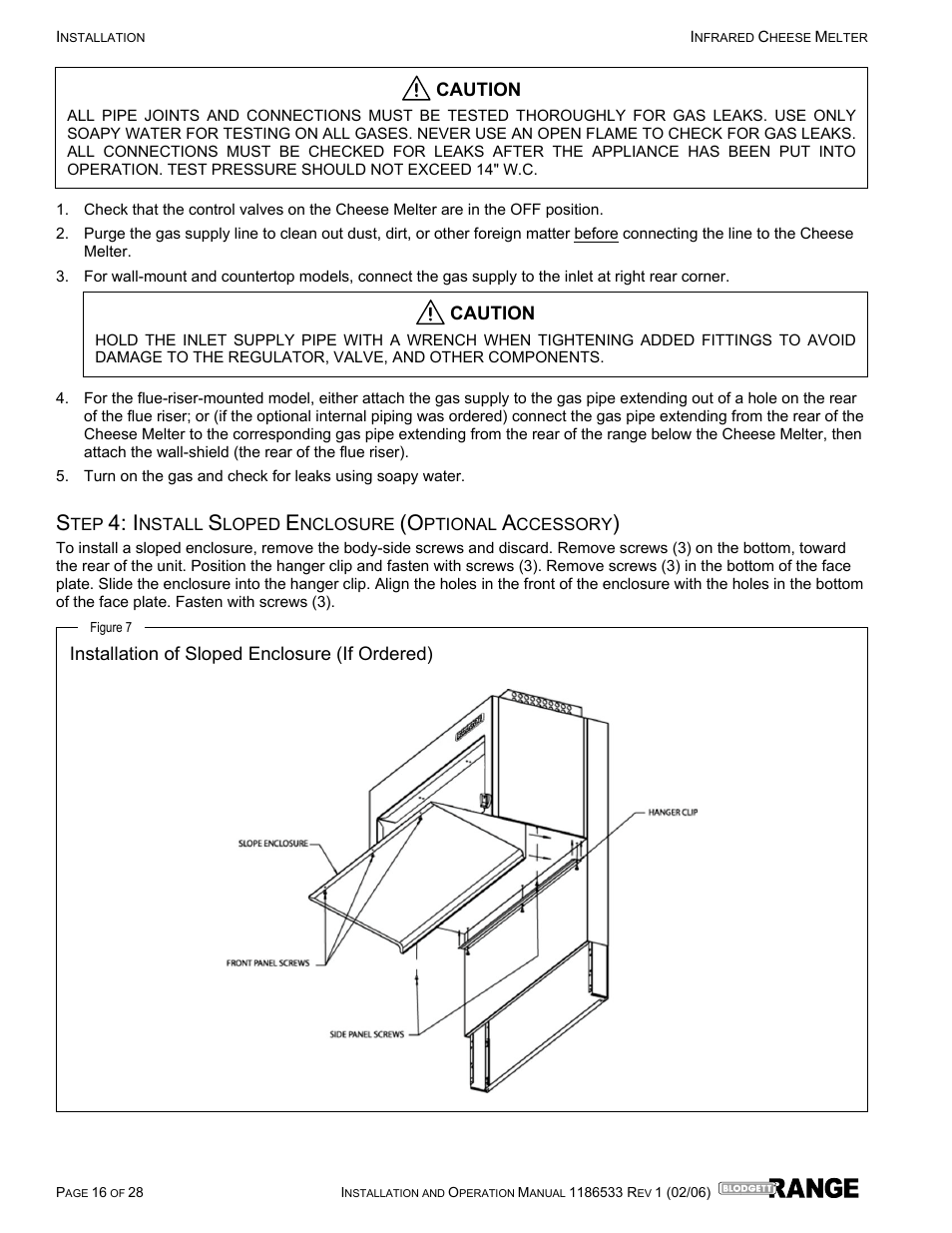 Blodgett B36-CM-PT User Manual | Page 16 / 28