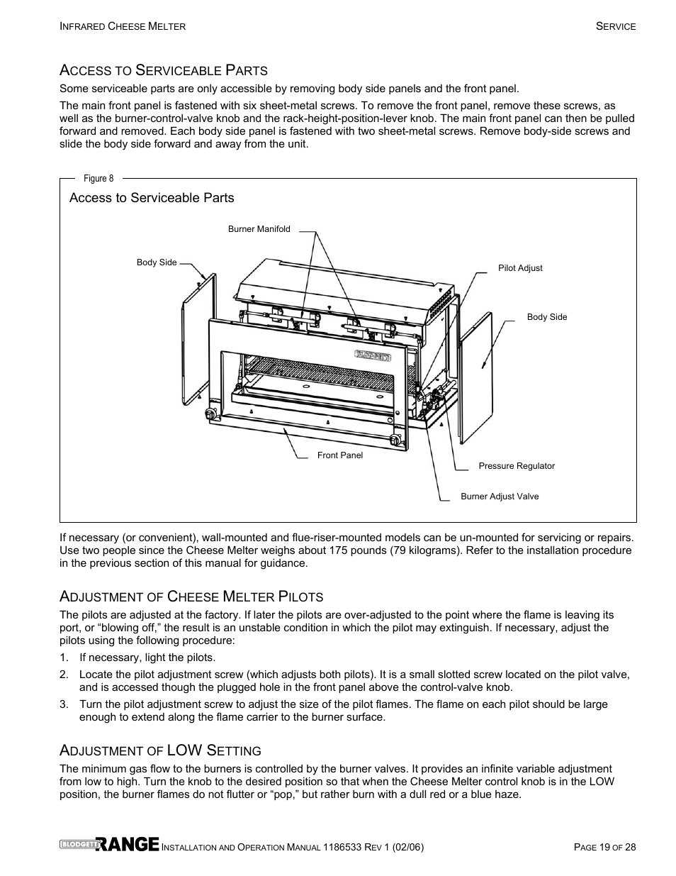 Low s | Blodgett B36-CM-PT User Manual | Page 19 / 28