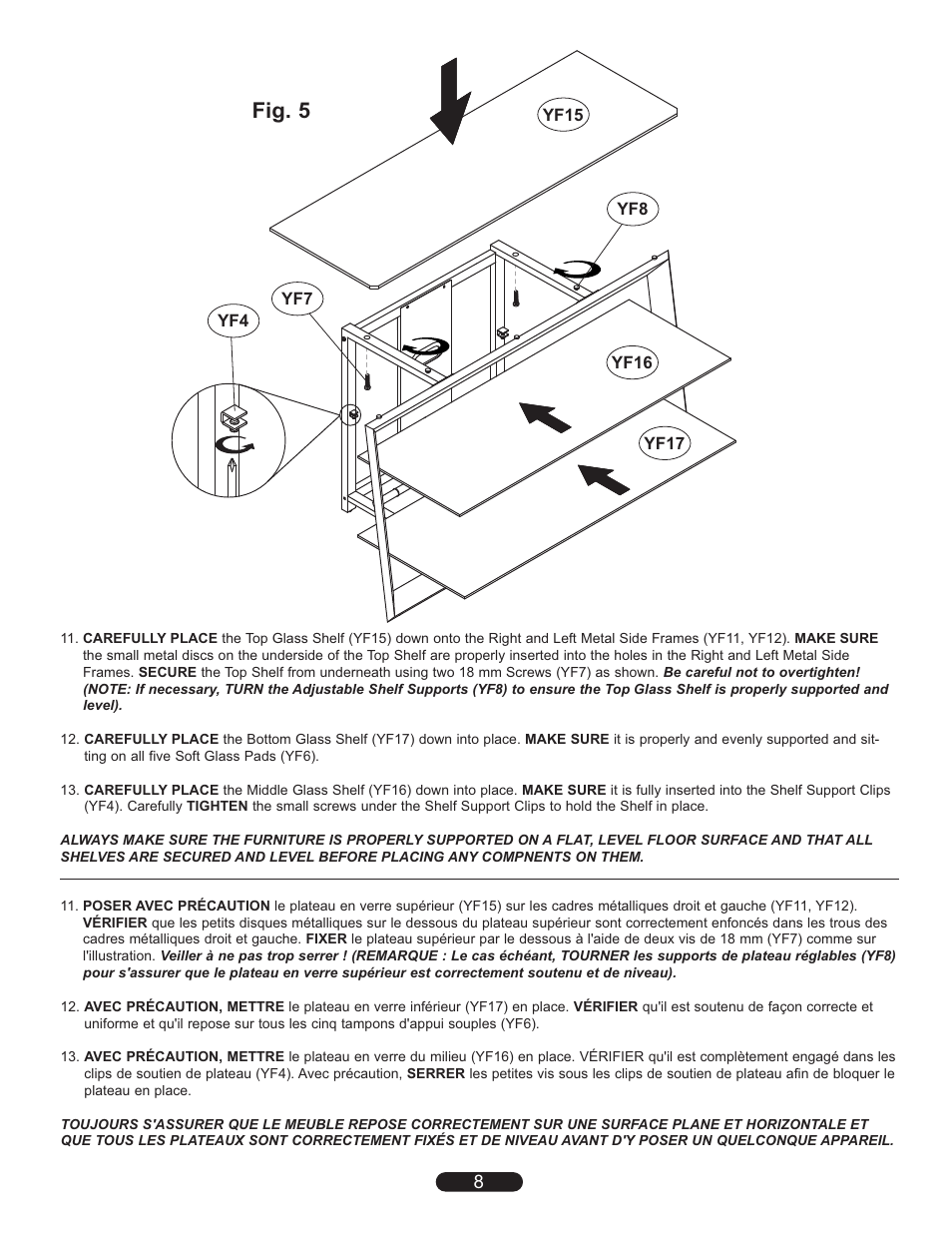 Fig. 5 | Bell'O PVS4257 User Manual | Page 8 / 11