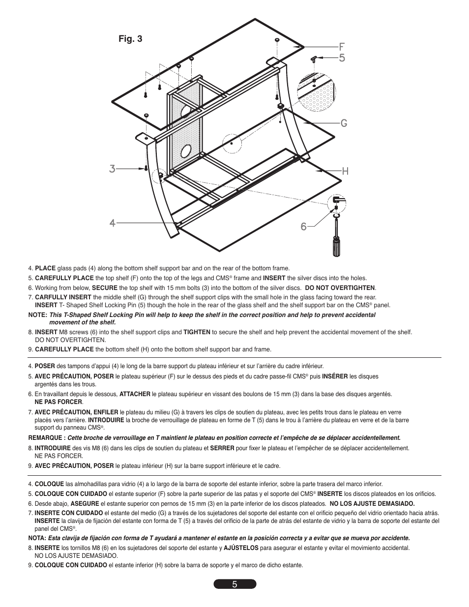 Fig. 3 | Bell'O PVS4208 User Manual | Page 6 / 8