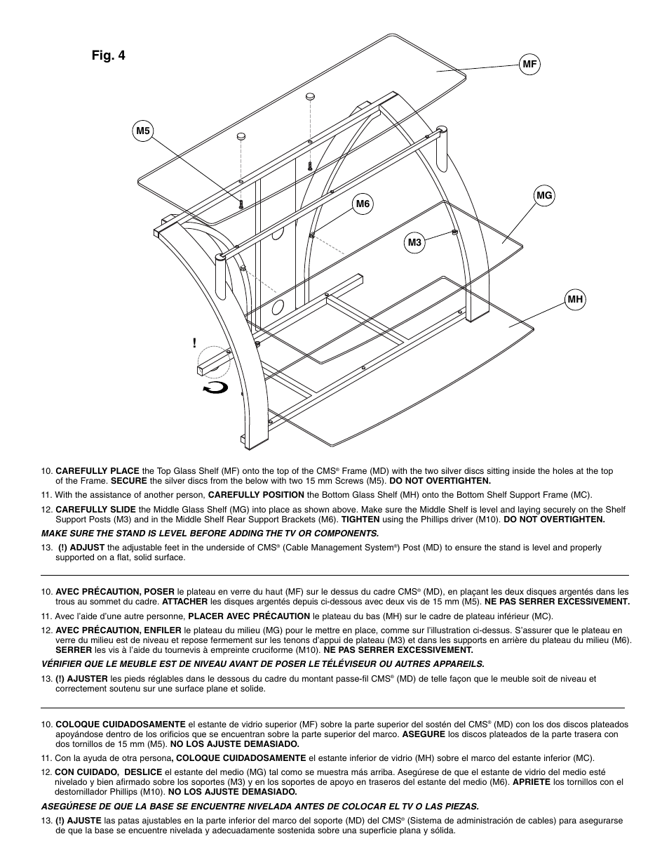 Fig. 4 | Bell'O AVSC2141-Mar1 User Manual | Page 7 / 8