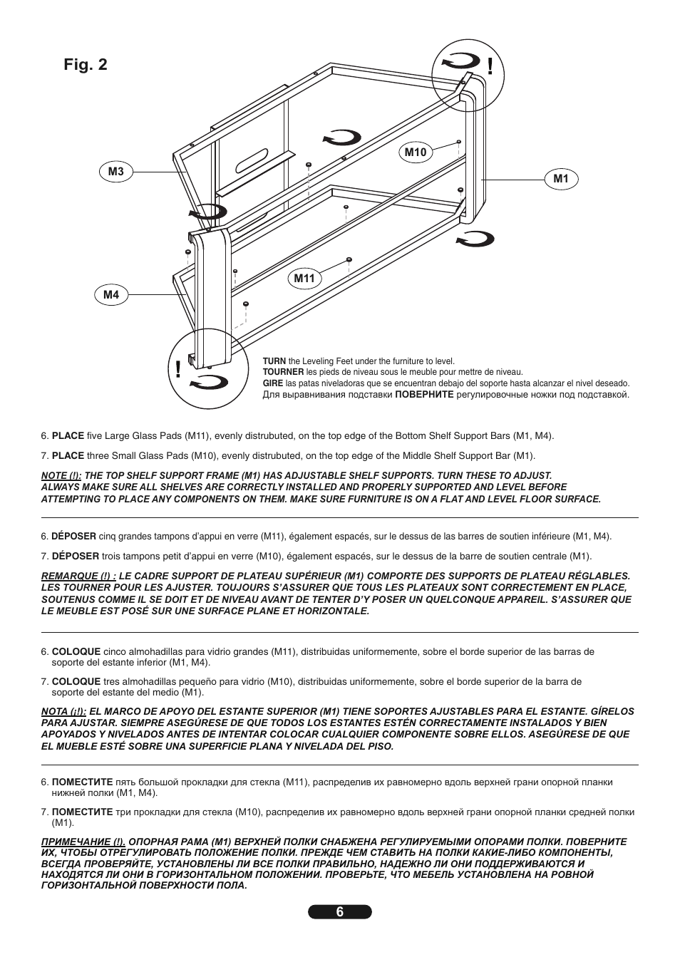 Fig. 2 | Bell'O AVSC2131 User Manual | Page 6 / 8