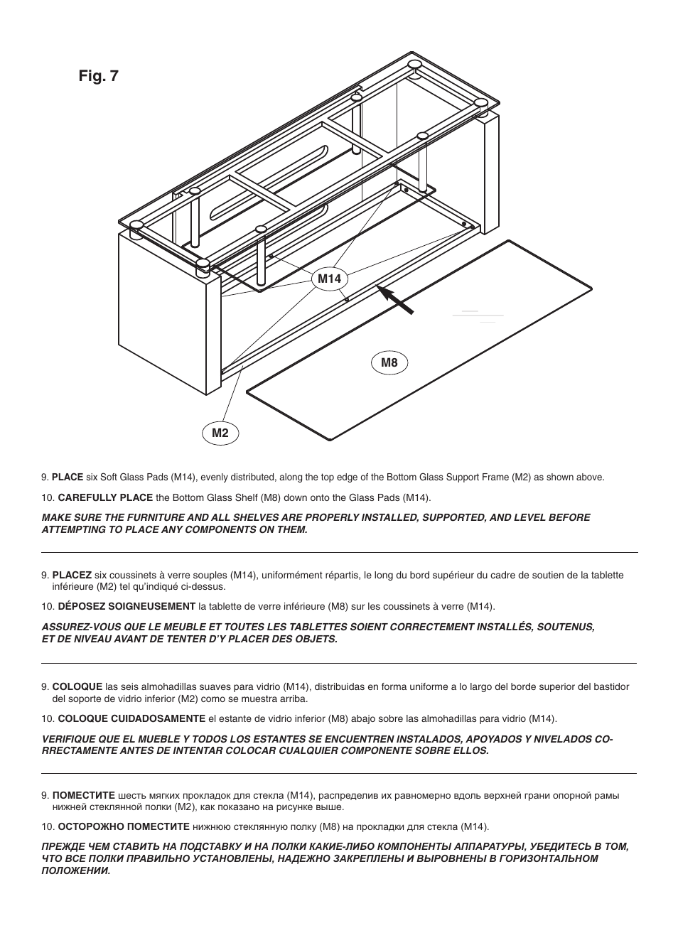 Fig. 7 | Bell'O AVSC2155 User Manual | Page 10 / 12