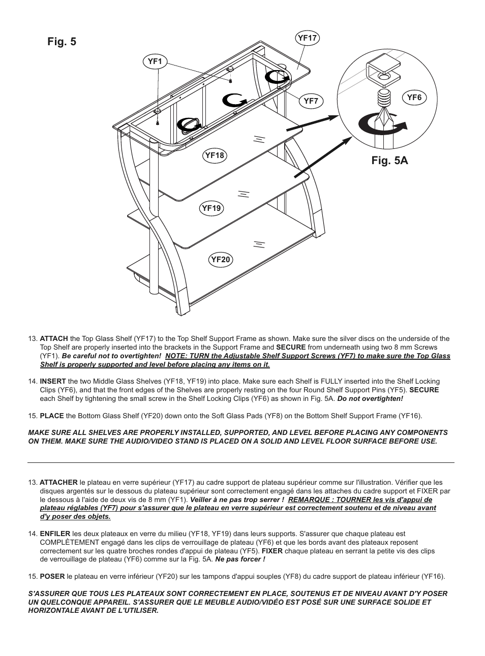 Fig. 5 fig. 5a | Bell'O CW340 User Manual | Page 9 / 12