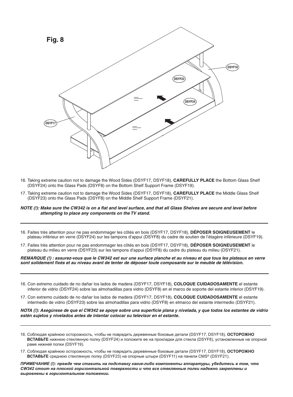 Fig. 8 | Bell'O CW342 User Manual | Page 11 / 12