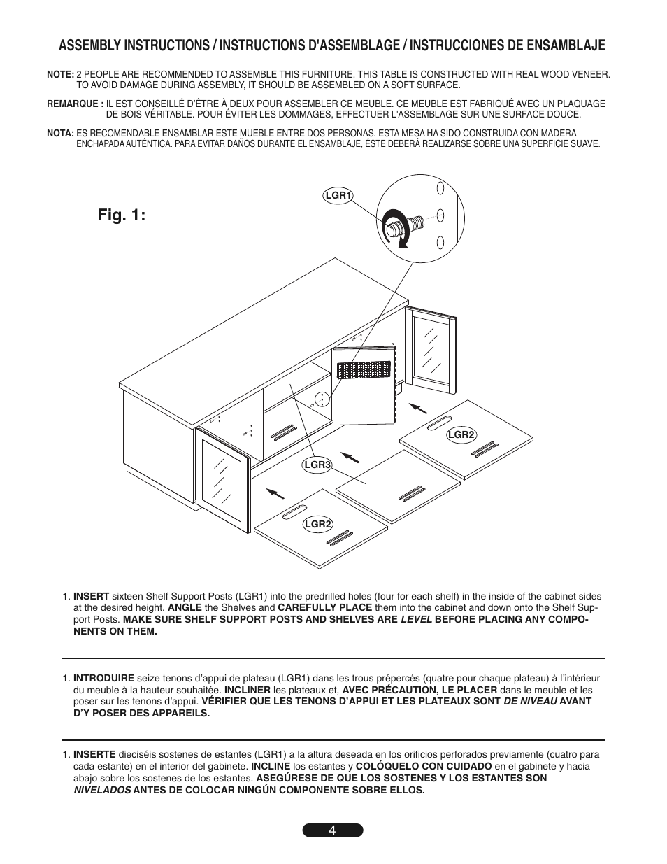 Fig. 1 | Bell'O PR11-Apr10 User Manual | Page 4 / 8