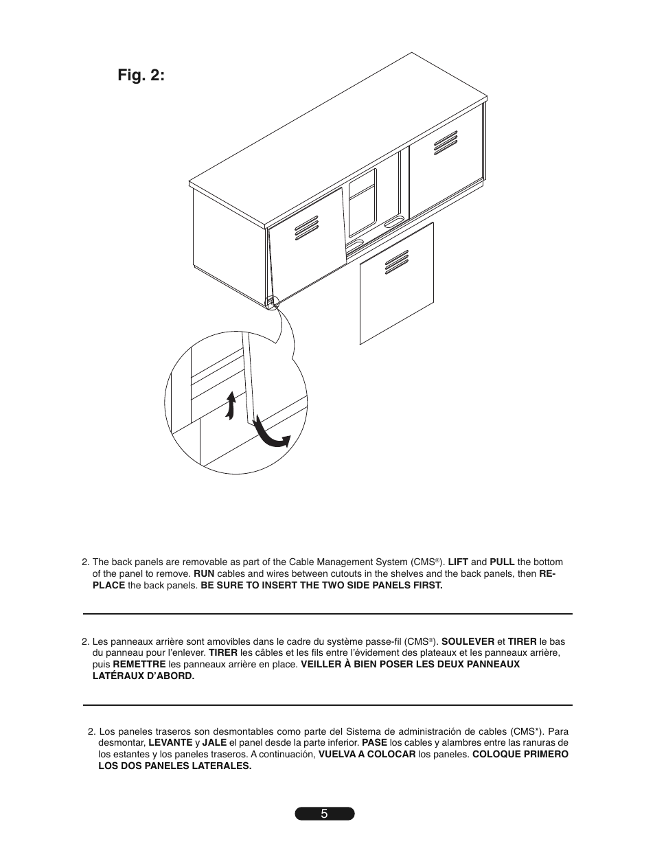 Fig. 2 | Bell'O PR11-Apr10 User Manual | Page 5 / 8