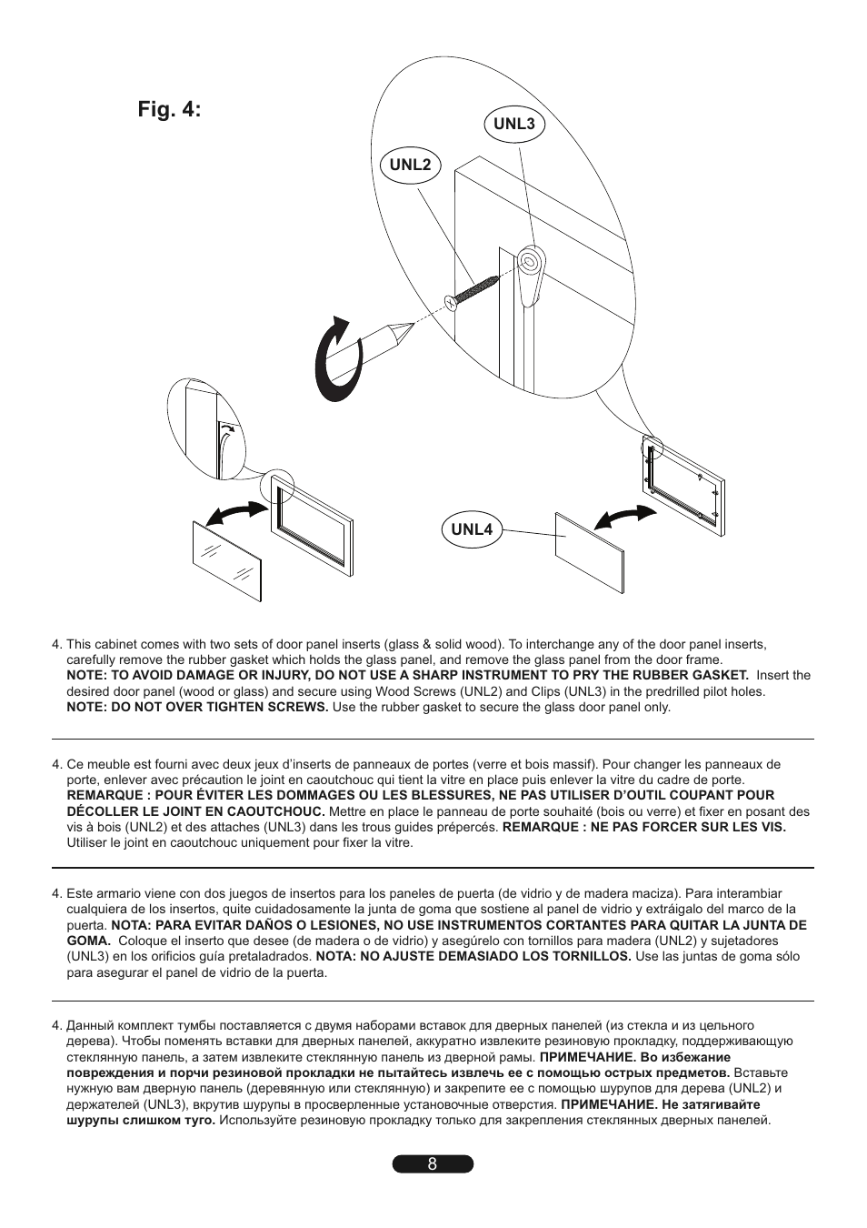 Fig. 4 | Bell'O PR-33 User Manual | Page 8 / 12