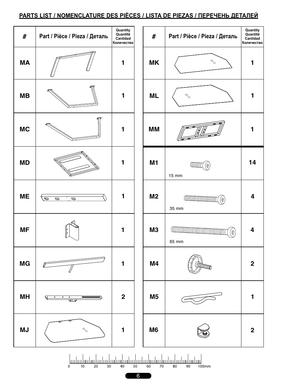 Bell'O TP4501 User Manual | Page 6 / 28