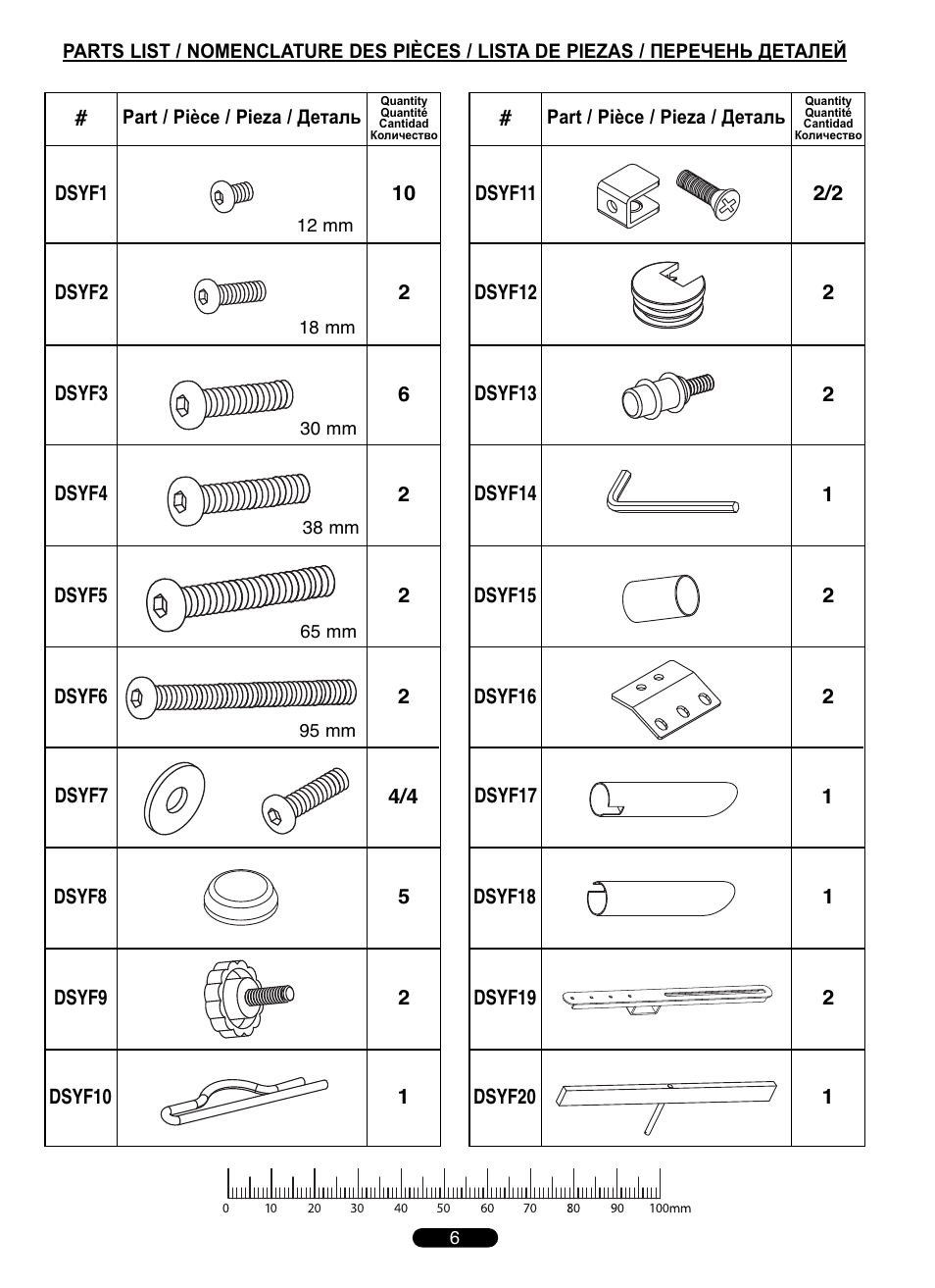 Bell'O TPC2143 User Manual | Page 6 / 24