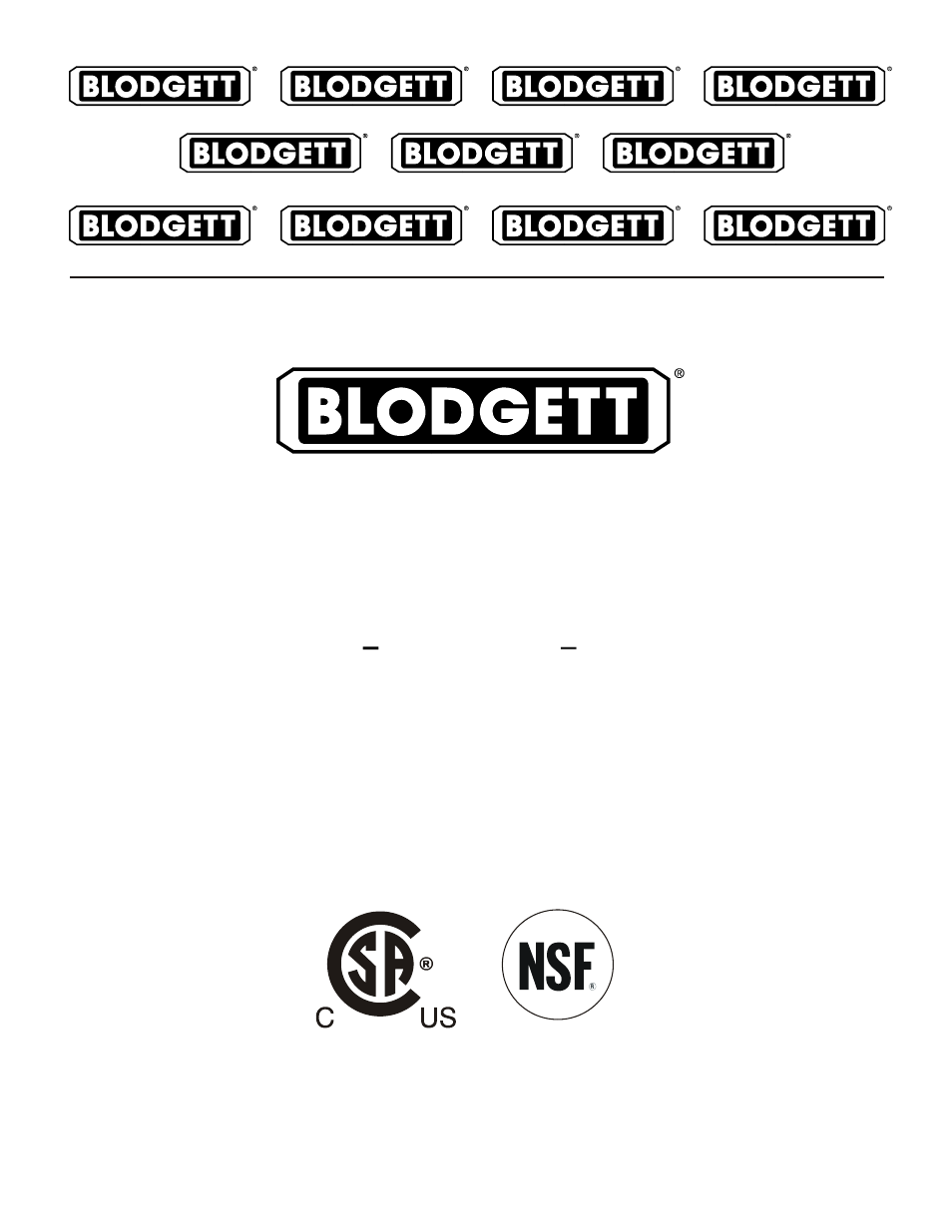 Blodgett SC-16DS User Manual | 12 pages