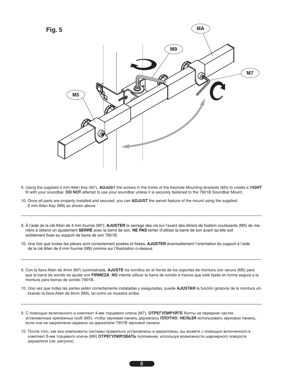 Fig. 5 | Bell'O 7901B User Manual | Page 8 / 12