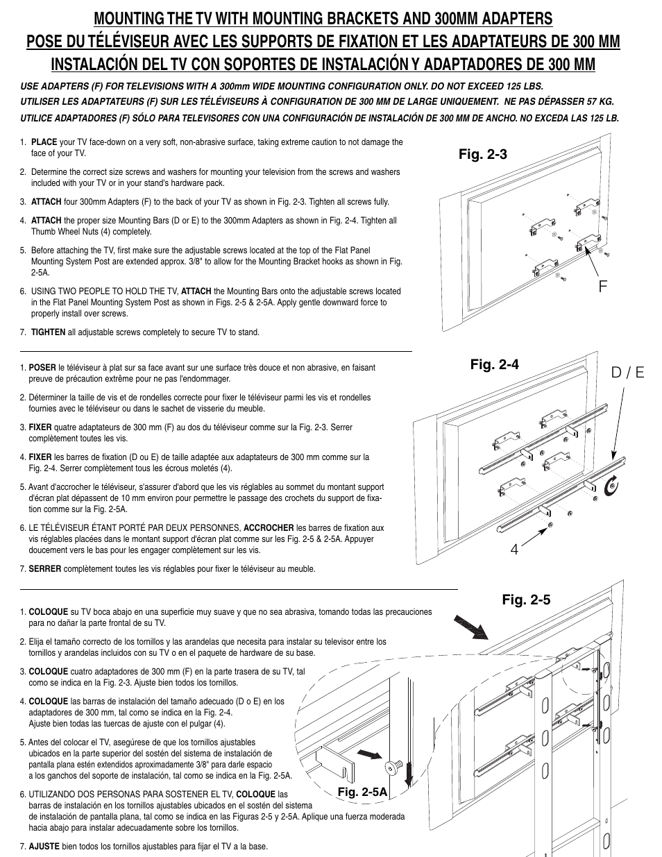 D / e 4, Fig. 2-3 fig. 2-4, Fig. 2-5 | Bell'O PP59 User Manual | Page 10 / 15